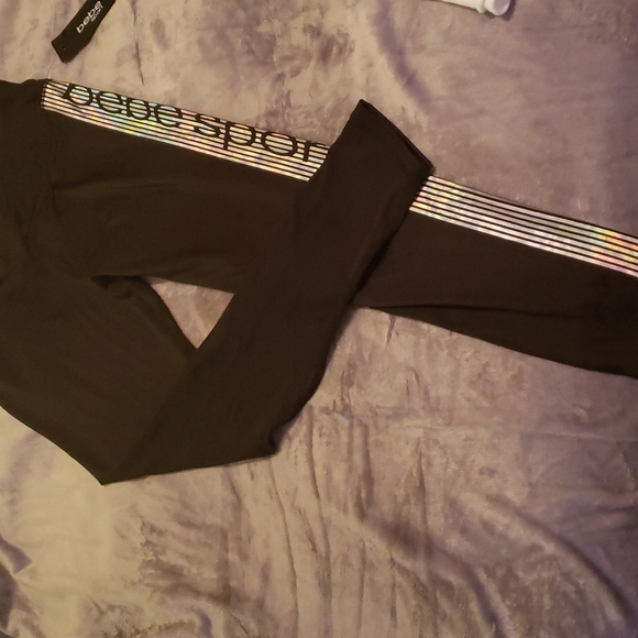 BNWT BEBE SPORT LEGGINGS - Picture 1 of 4
